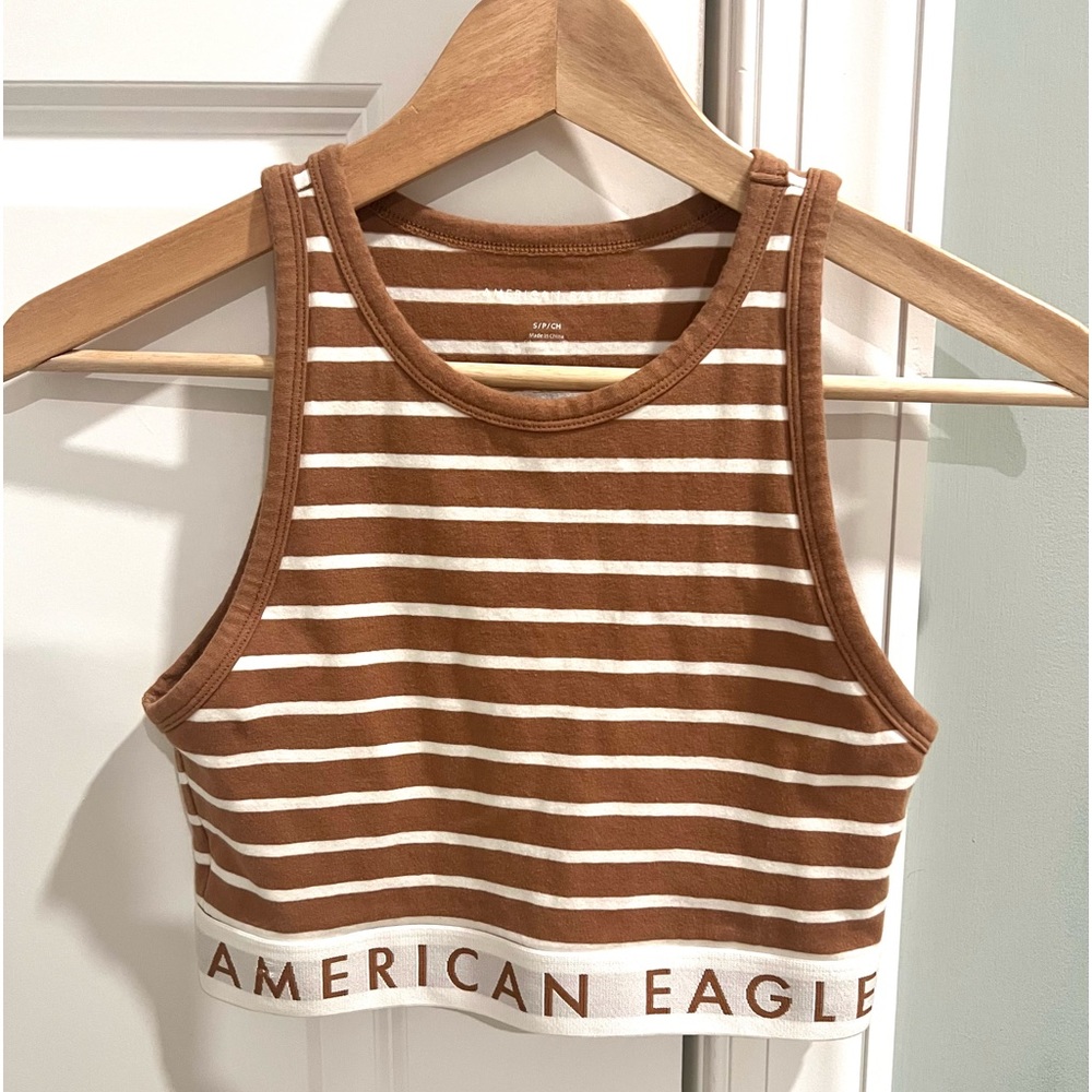 american eagle striped tank